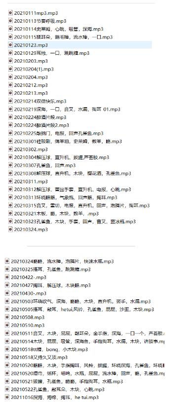 芝恩㱏ASMR舰长录播合集：沉浸式助眠+御姐声控【17G+74首】