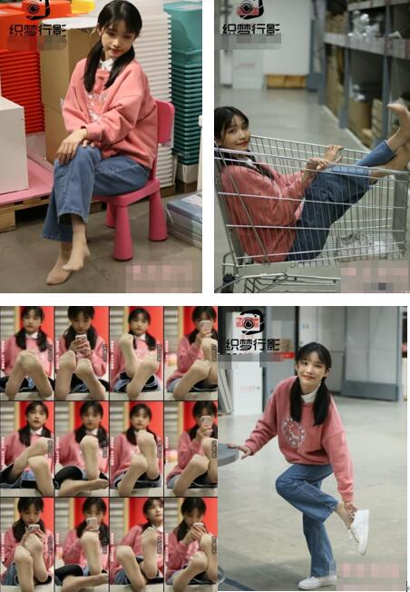 山野之灵ASMR《牛仔裤棉袜裸足》治愈系自然助眠音声[73P+1V 2.15G]