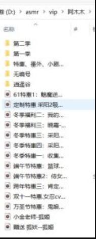 阿木木ASMR全季合集：温柔声线+沉浸式助眠作品197V特惠资源[10.9GB]