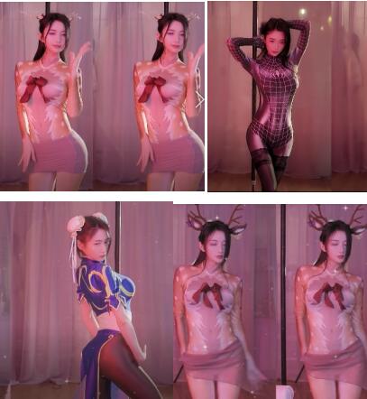 虎牙主播坏空空紧身衣动物装ASMR舞蹈合集[97V13.99G]